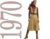 70s Vest Culottes Sewing Pattern 32 Bust Simplicity 9102 UNCUT FF NOS