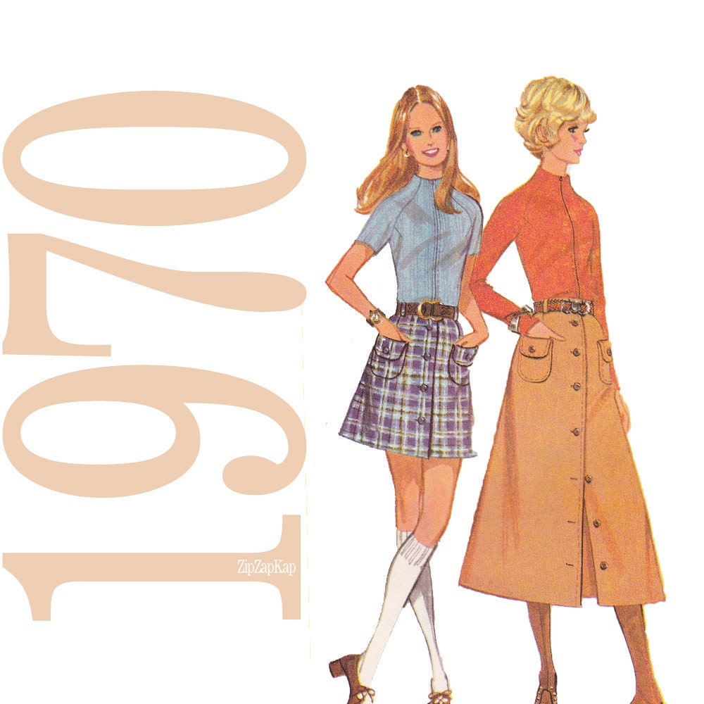 70s Raglan Dress Vintage Sewing Pattern 34 Bust McCalls 2457 UNCUT