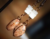 Safari Jasper and Howlite Earrings