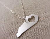 Kentucky State Necklace in Silver