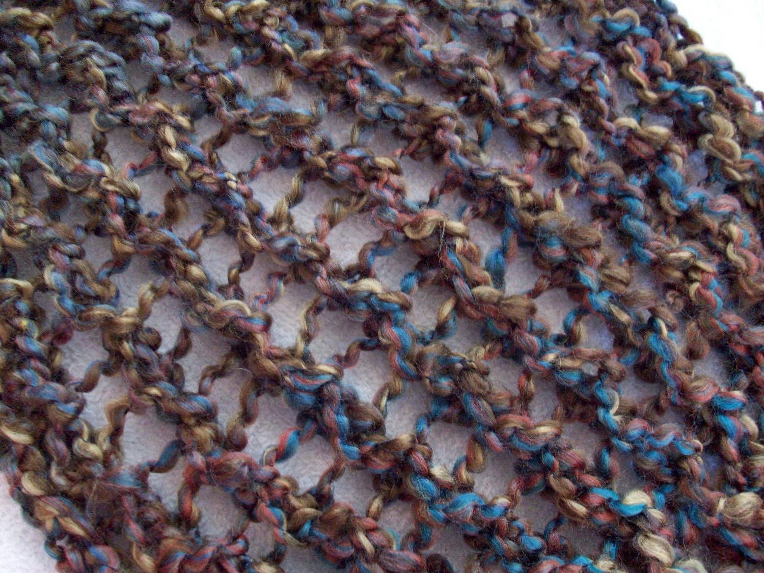 Loom Woven Brown Shawl