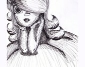 Pretty Girl 8x10 print