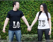 His and Her L.O.V.E. Tshirts