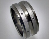 Titanium Wedding Band "Double Koenig"