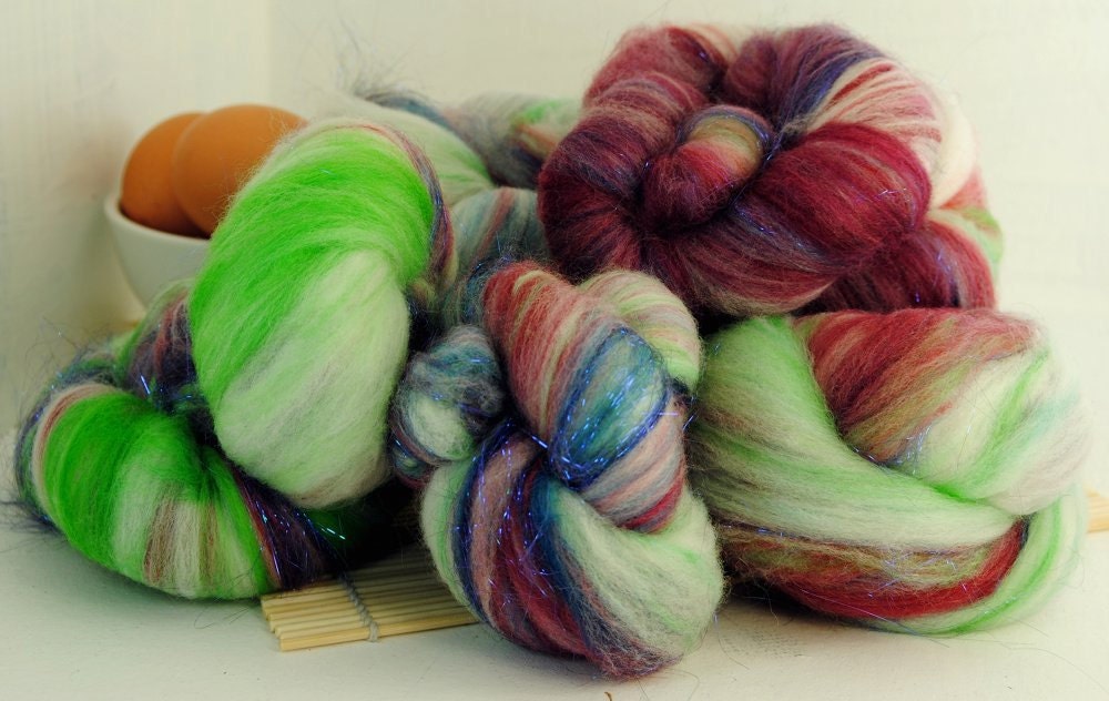 Telepathy  - Phatfiber June - Science Fiction - 1oz merino and glitz