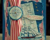 Man's Occasion Card, using Stampin Up The Open Sea