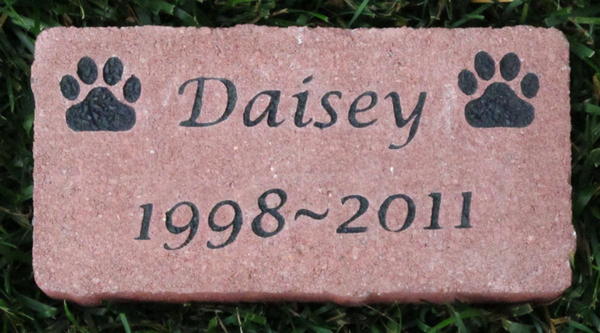 Memorial Brick for Dogs, Cats, Pets