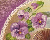 Antique Birthday Greetings Used Embossed Postcard Early 1900's (fpc254)