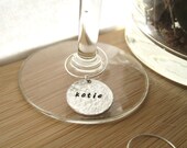 Wine Charms Silver 4 - No This Is Your Drink - 4 Silver Customizable Wine Charms by Marley Jane Mother Mother's grandmother day mom
