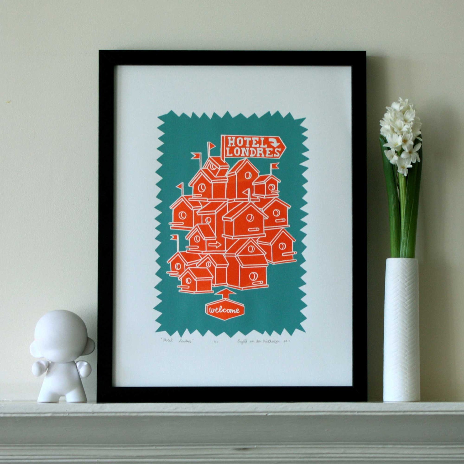 Hotel Londres limited edition silkscreen print