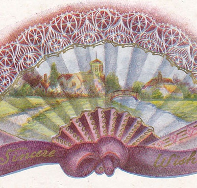 Antique Birthday Greetings Postcard Unused Embossed Early 1900s (fpc280)