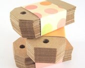 Kraft Paper Luggage Tags (150) - Hole Punched