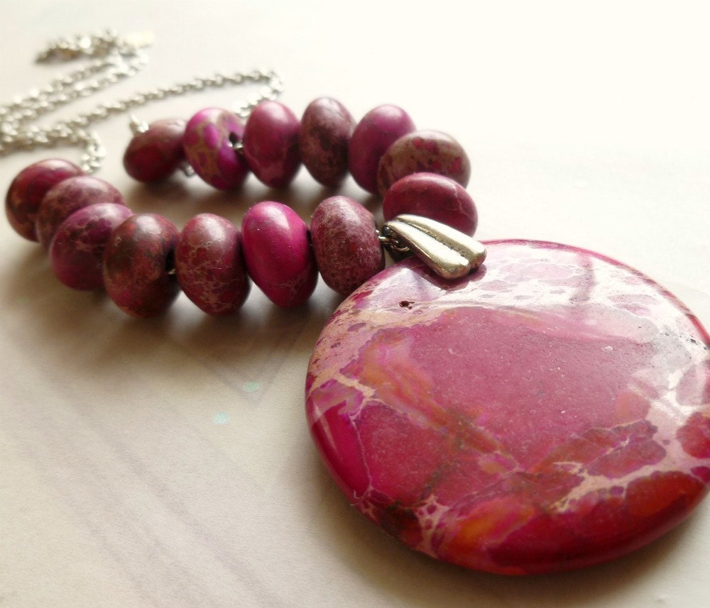 Emperor Pink Jasper Necklace