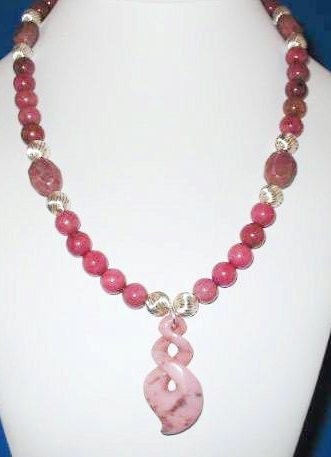 Rhodonite necklace