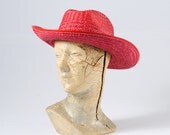 Red Cowboy Carnival Hat