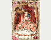 Marie Antoinette - Shabby Chic - Digital Collage Sheet - paper, invitations, gift tags - french vintage - Handmade Imade 007