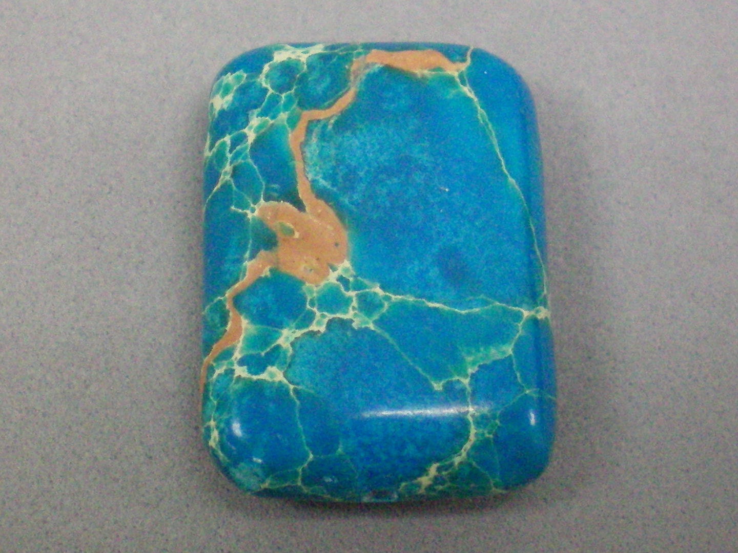 Serpentine Rectangle Turquoise