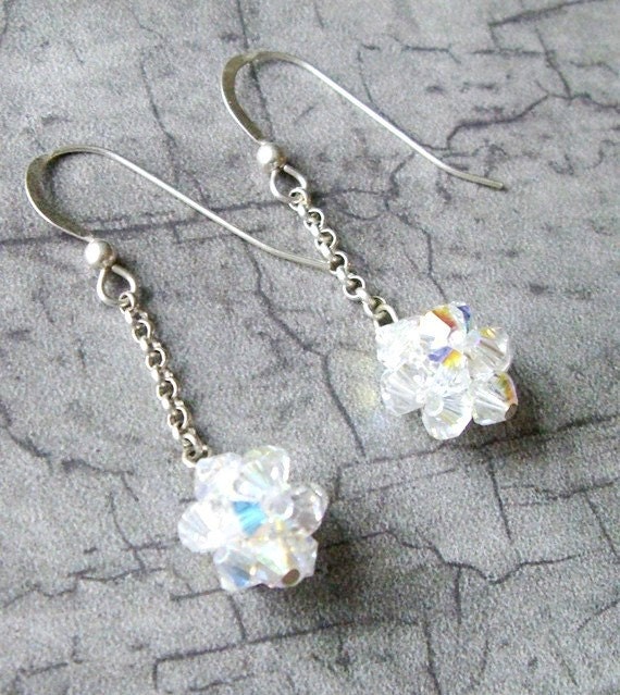 Swarovski Ball n' Chain Earrings