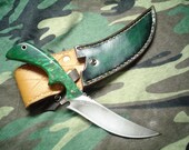 Green Heron Hunting Knife