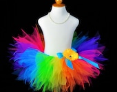 Rainbow Pixie Tutu...Birthday Tutu, Photo Prop, Pageant, Dance Recital...Sizes 12 Months 2T 3T 4T 5/6 . . . PIXIE CANDY RAINBOW - TutuGorgeousGirl