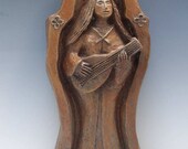 Handmade St Cecilia Statue: Patron of Music and Musicians
