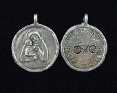 Our Lady of Ghisallo, Patron of Cyclists: Handmade Medallion
