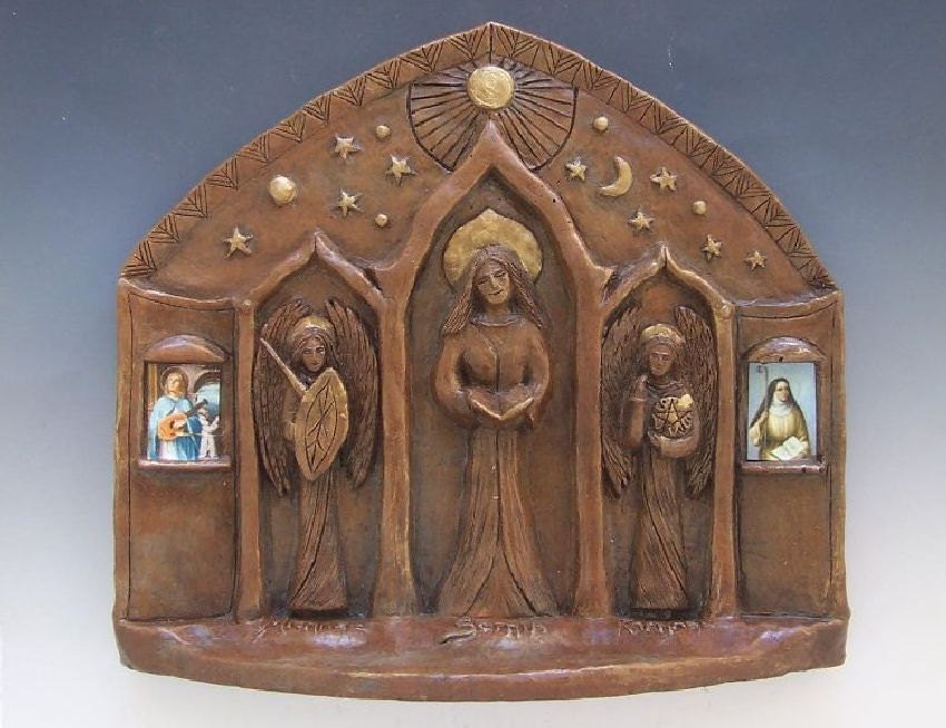 House-Warming Triptych: Handmade Statue