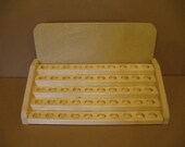 Craft show display essential oils rack with sign