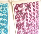 Set of 2 Tea Towels in Parade, choice of colours