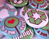 Love The Planet - Earth Day Recycle Pins - Set of 25