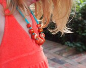 little livly (aqua and orange)