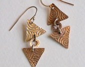 Fine Silver Abstract Earrings