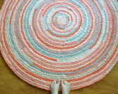 EKRA Custom Made Crochet Rug 5 feet in diameter