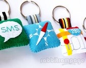 Icon Felt Keychains ( 2 pieces of your choice )