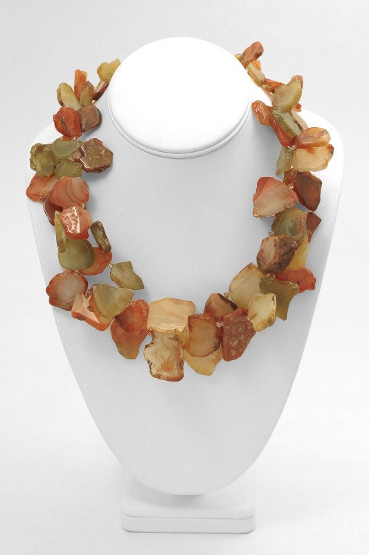 Sliced Agate Necklace