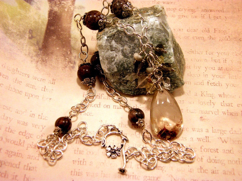 Witch Crystal Quartz Power Necklace - Pagan