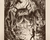 Peregrinus - (Linework) Serigraph - Thomas Shahan