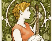 Shirley Collins - Serigraph on Paper - Thomas Shahan