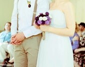 Custom, Made to order Felt Flower Bouquet - The Candace Bouquet - Alternative Wedding Flowers