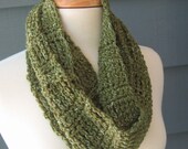 Ready to Ship - Skinny Summer Infinity Scarf...  Soft Cozy Comfy Lightweight... Crocheted by ArtsyCrochet on Etsy... Gift for Her