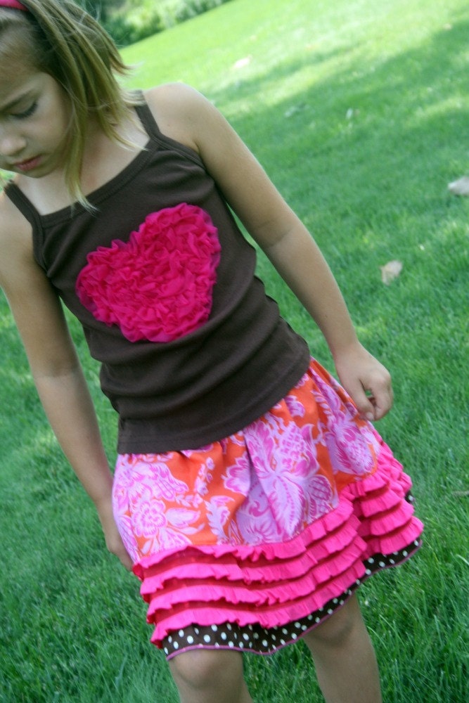 Sweetie Pie Design - 5/6 Ruched Heart - Ready to Ship