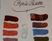 Ron's Palette for a Dorothy's Technicolor Sweater Dream Coat, natural fibers, custom order