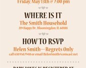 Sprinkle Invite - Gender Neutral
