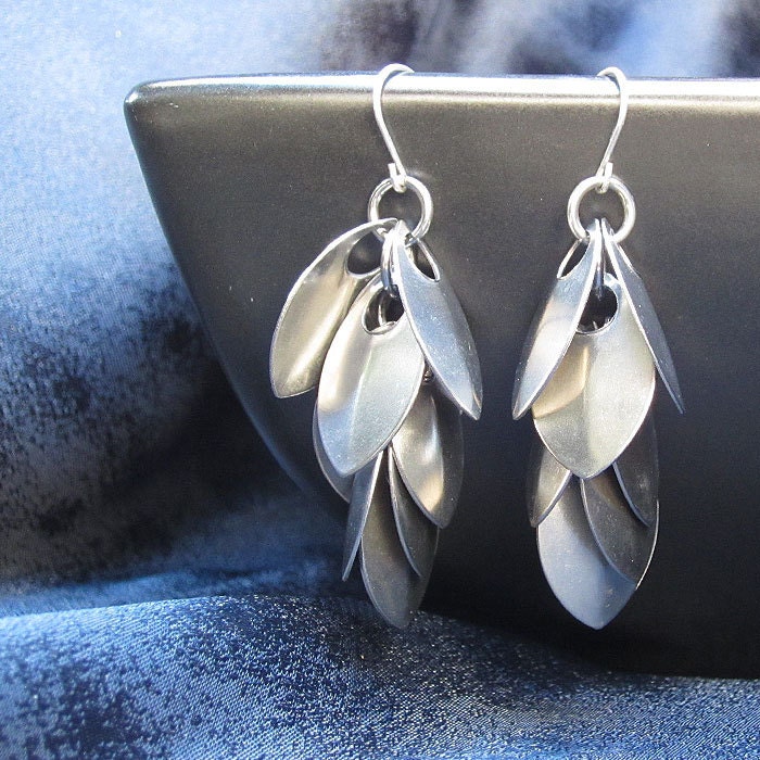 Earrings - Shaggy Scales
