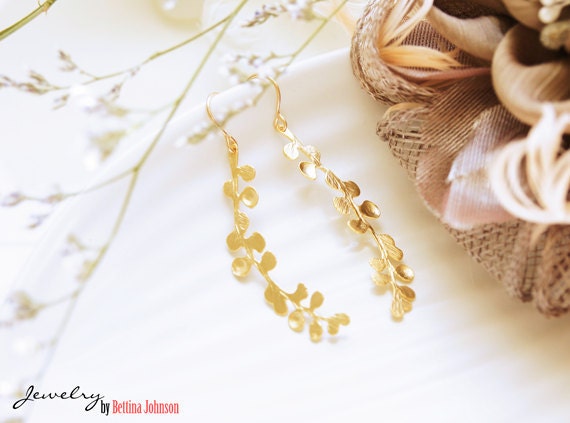 NEW 2010 COLLECTION - Branch and leaf Earring