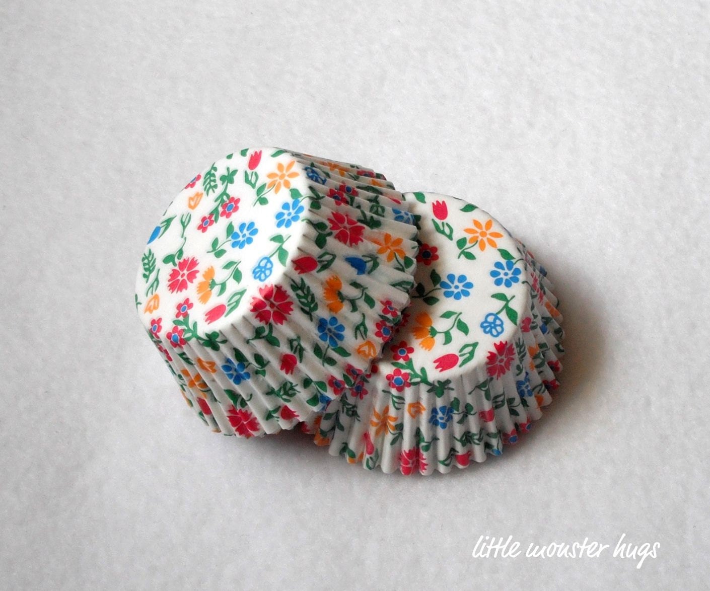 Flower Baking Cups (Qty 50) SALE