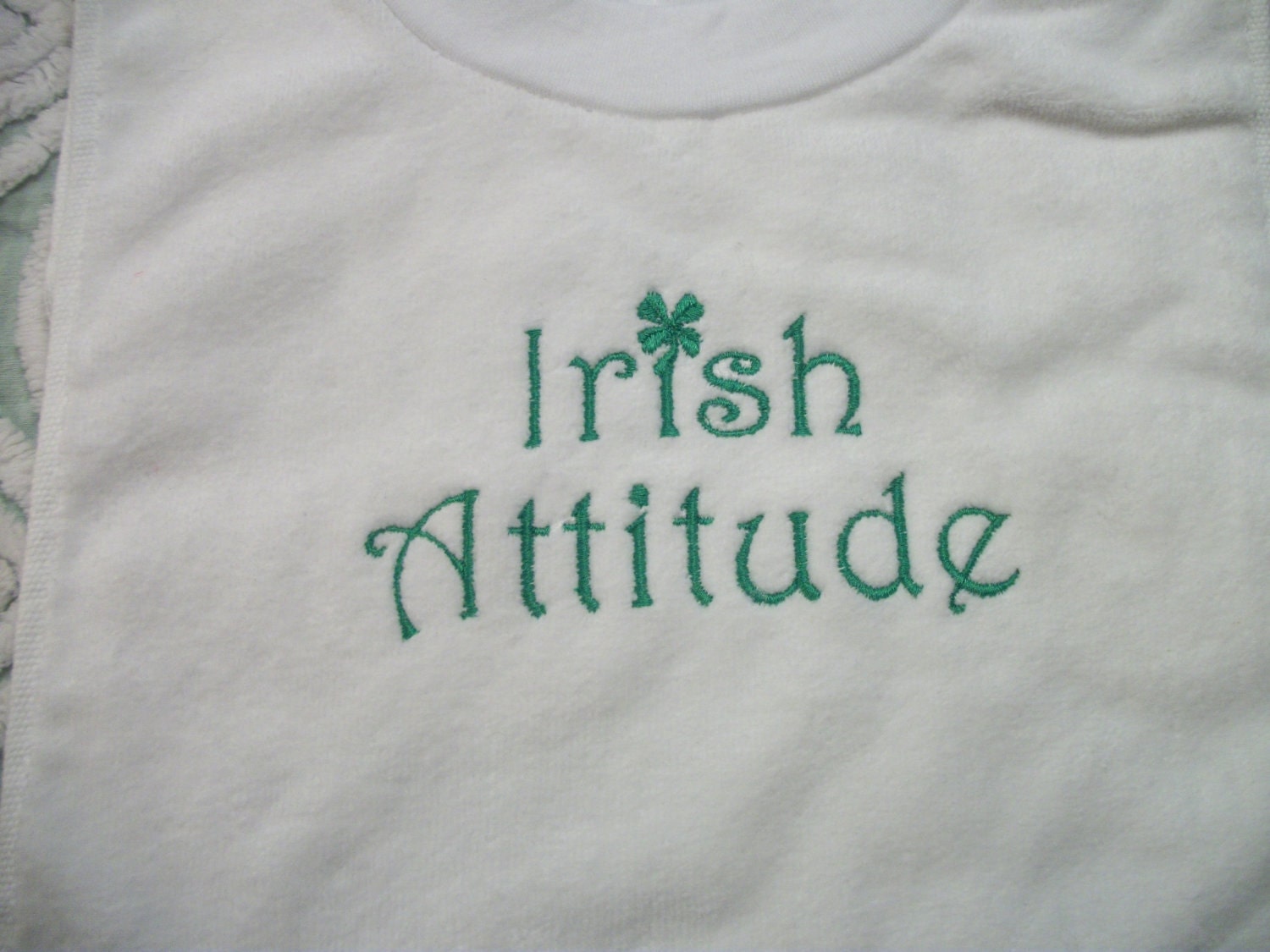 Irish baby bib