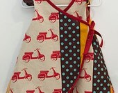 Baby Wrap Dress - Vespa 3-6m size