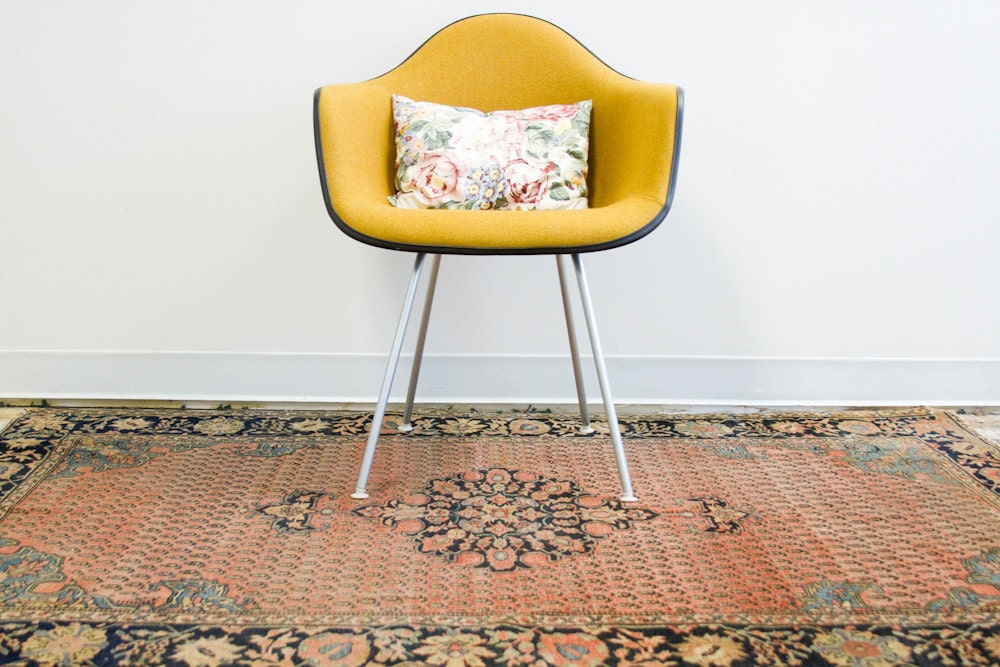 Dainty Antique Persian Area Rug