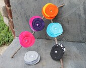 Multicolored Felt Hair Clip